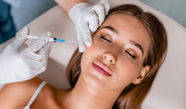 woman getting fillers in york